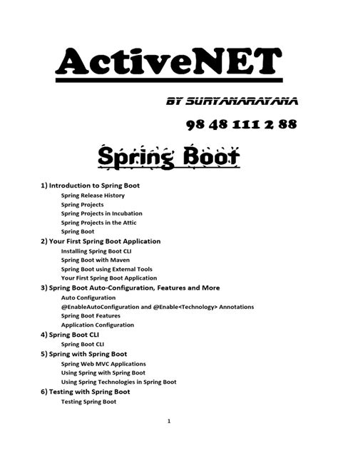 Image result for Java Spring PDF