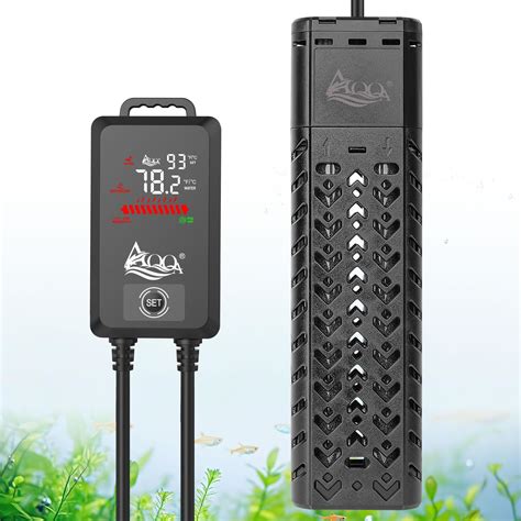 AQQA Aquarium Heater,1000W Submersible Fish Tank Heater,with Over-Temp ...