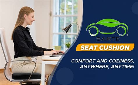 SARTE Car Seat Cushion Thigh Support for Car Seat Long & Comfortable ...