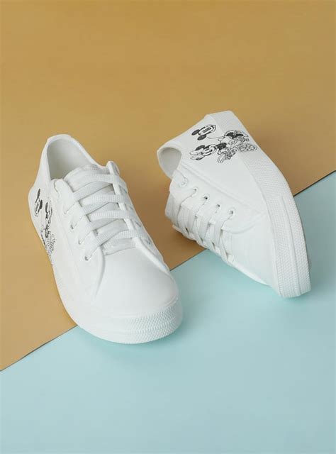 Buy Girls Mickey Mouse Printed Wash & Wear Sneakers Online at just Rs ...