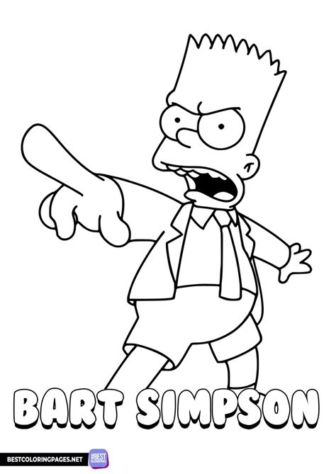 Simpsons Coloring Pages