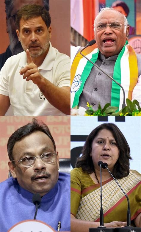 Maha BJP leader Tawde serves defamation notice to Kharge, Rahul Gandhi ...
