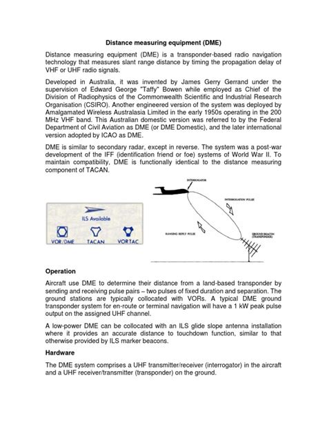 Distance Measuring Equipment Explained 的图像结果