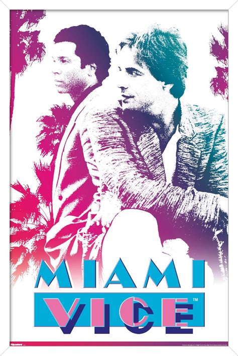 Miami Vice (1984) - Crockett and Tubbs Wall Poster, 22.375" x 34 ...