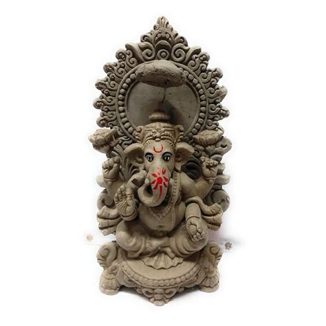 Buy ECO Friendly Ganesh | Handcrafted Eco Friendly Ganesha Statue Mud ...