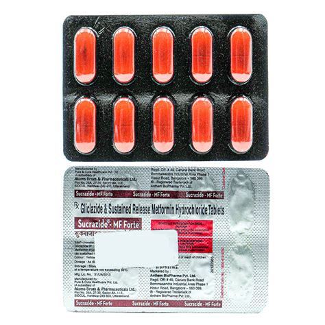 Sucrazide-MF Forte Tablet | Uses, Side Effects, Price | Apollo Pharmacy