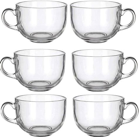 TDMM Pack of 6 Glass Glass Transparent Imported Round Crystal Glass Tea ...