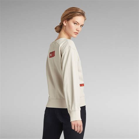 Boat Neck Sweater | Beige | G-Star RAW®