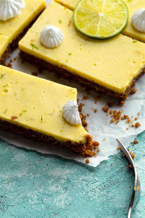 Easy Key Lime Bars Recipe | Also The Crumbs Please