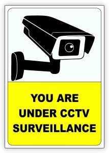 signEver You Are Under CCTV Surveillance Emergency Sign Price in India ...