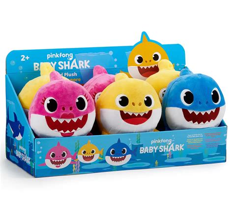 Buy Babyshark Pinkfong Shark Family Song Doll - Mommy Shark, 3Y+ (Blu ...
