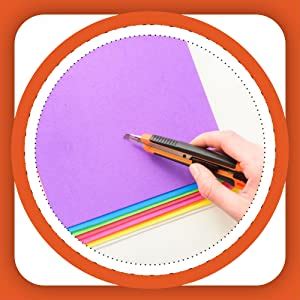 Snow Crafts A4 Assorted Color Felt Fabric Craft Sheets 2 mm Thick (20cm ...