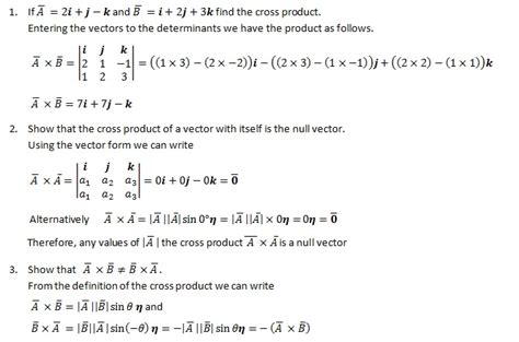 Cross Product Examples 的图像结果
