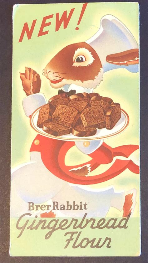1936 Brer Rabbit Molasses gingerbread mix recipe booklet : r ...