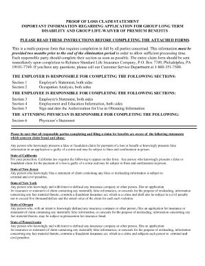 Disability Claim Statement Rs 1936 Form 2017-2026 - Fill and Sign ...