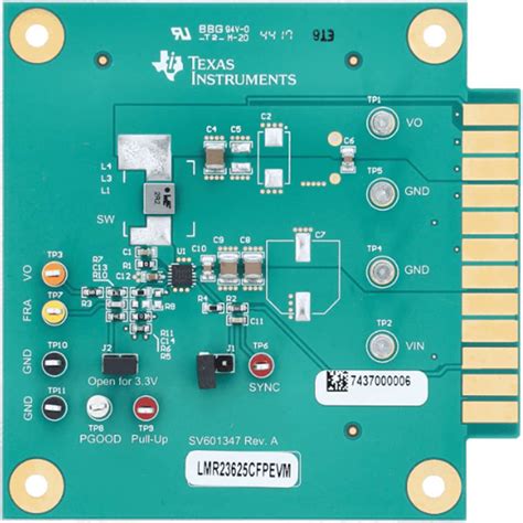 LMR23625CFPEVM Evaluation Module (EVM) - TI | Mouser