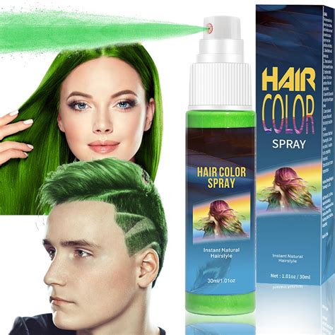 Temporary Hair Colour Spray, Blue Color Hairspray, Washable One Time ...