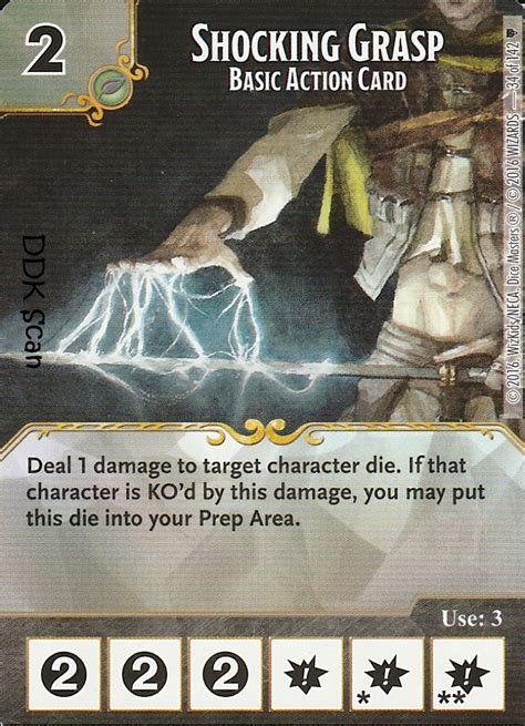 Confusing Card of the Week #79 - Shocking Grasp: Basic Action Card ...