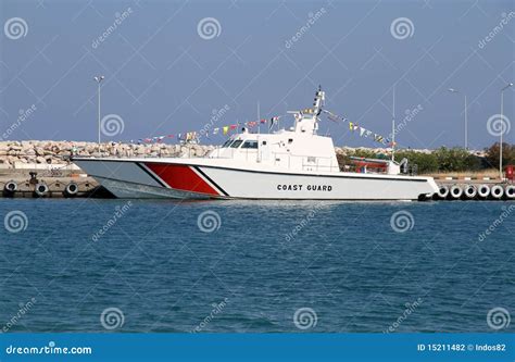 Coast Guard Boat stock photo. Image of patrolling, sailing - 15211482