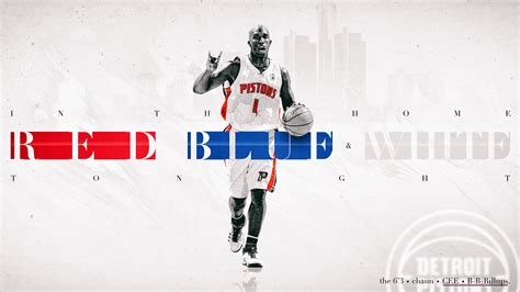 2004 Detroit Pistons Starting Lineup Intro Art on Behance