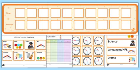 Junior Cycle Visual Timetable - Twinkl Ireland Resources