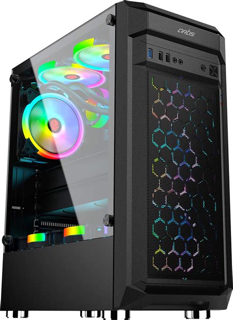Amazon.in: Buy Artis G8301 Computer Gaming Cabinet Support ATX, Micro ...
