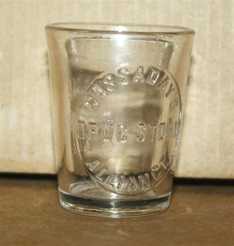 Cassaday's Drug Store Alliance Drugstore Pharmacy Dosage Shot Glass ...