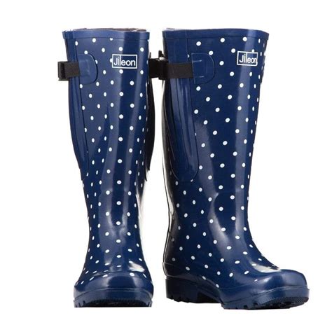 Wide Calf Rain Boots for Women - Plus Size Rain Boots - up to 23 inch