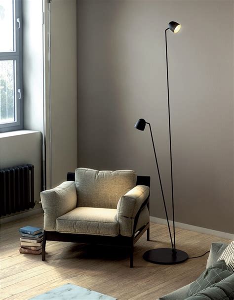 Sphere & Stem 2-Light Floor Lamp (62") | Globe floor lamp, Modern floor ...