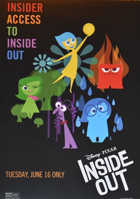 Inside Out Pixar Poster