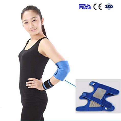 Medical Elbow Brace Elbow Support Self Heating Belts(Blue) : Amazon.in