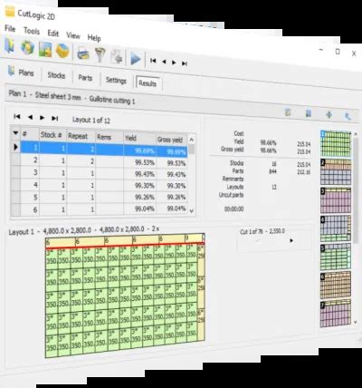 Cutlist Optimizer 1D & 2D | Free Version for Windows - CutLogic