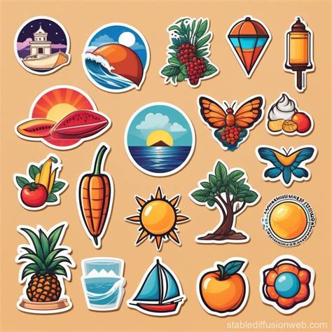 Sticker Design Ideas | Stable Diffusion Online