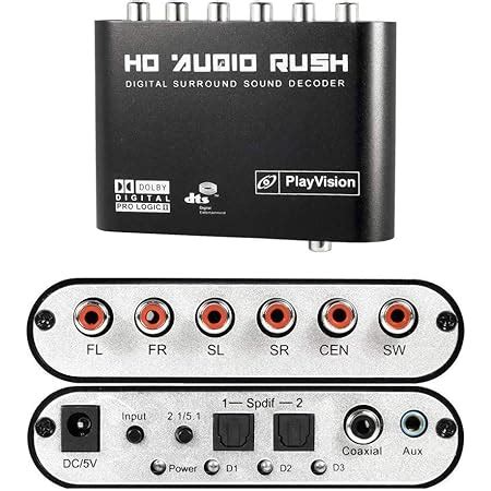 Buy Tobo HD Audio Rush Digital Audio Surround Decoder 5.1 Channel ...