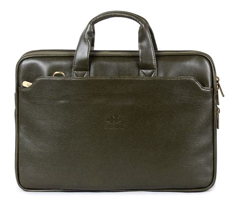 THE CLOWNFISH Unisex-Adult Jason Faux Leather Slim Expandable 15.6 Inc ...