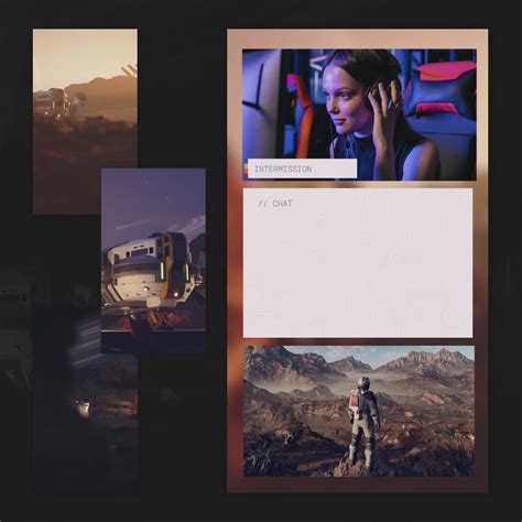 Starship 3D Unreal Stream Overlays Package for Twitch & OBS