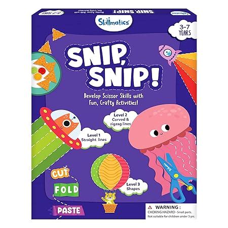 Buy Skillmatics Scissor Skills Activity Book - Snip Snip, 25 Fun ...