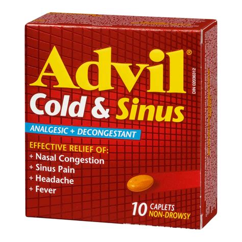 Advil Cold & Sinus Caplets – Pharmacy For Life
