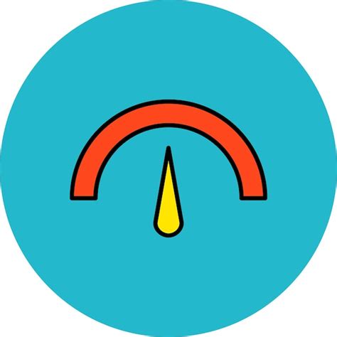 Ícone do medidor | Vetor Premium