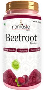 Namaste Veda Natural Beetroot Powder for Face,Hair Care,Eating,Drink ...
