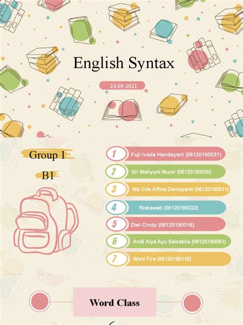 Image result for Syntax English Class