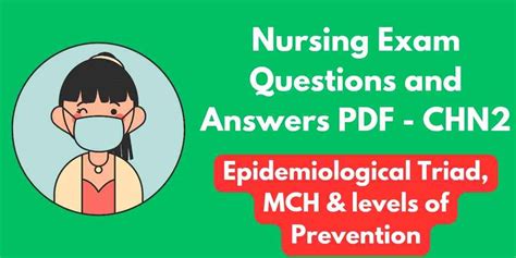 Nursing Exam Questions and Answers PDF - CHN2