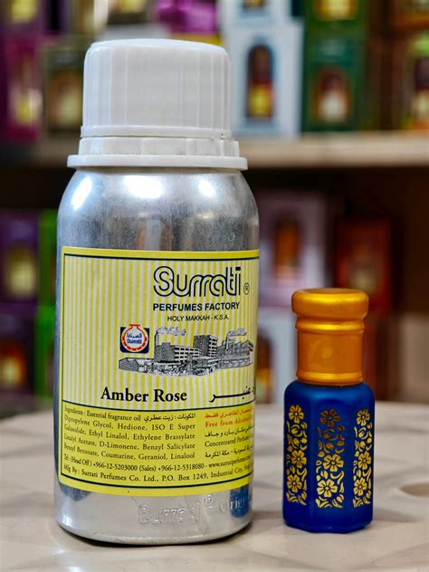 AMBER ROSE 100ML LOOSE BOTTLE BY SURRATI CONCENTRATED PERFUME OIL FROM ...
