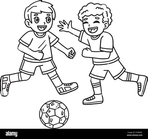 Kids Sports Clipart Black And White