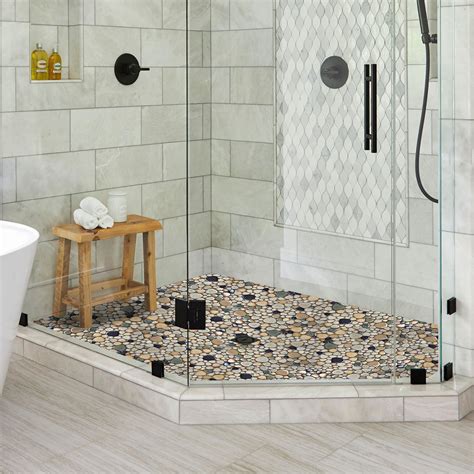 Mosaic Tiles Bathroom Floor