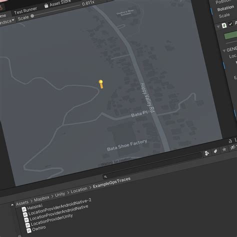 Unity MapBox Tutorial 的图像结果