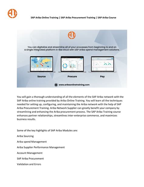 Image result for Ariba Tutorial