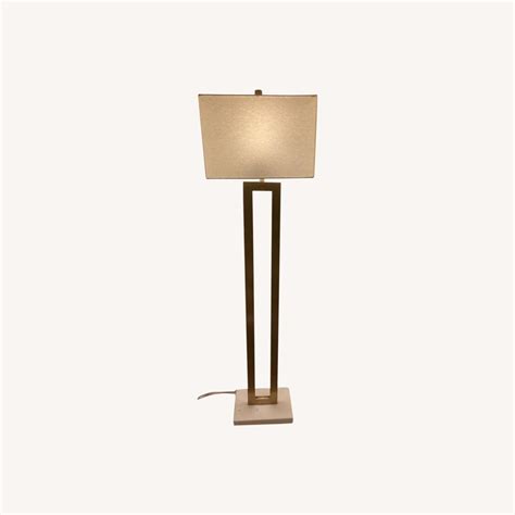 Target Marble/ Gold Floor Lamp - AptDeco