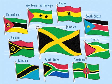 What Country Has a Green, Yellow, and Black Flag? 🇯🇲