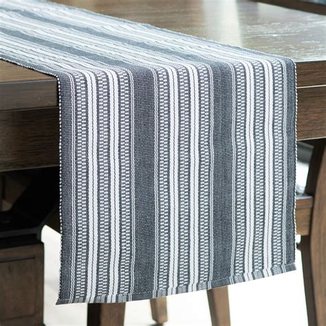 Black Stripe Woven Table Runner – Howard's, Inc